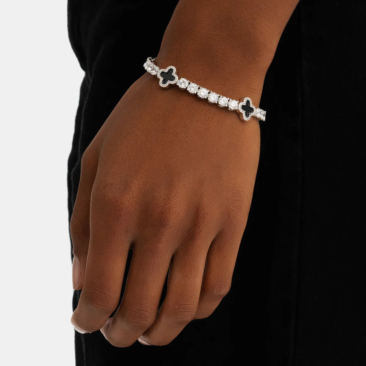 Lucky Clover Tennis Bracelet