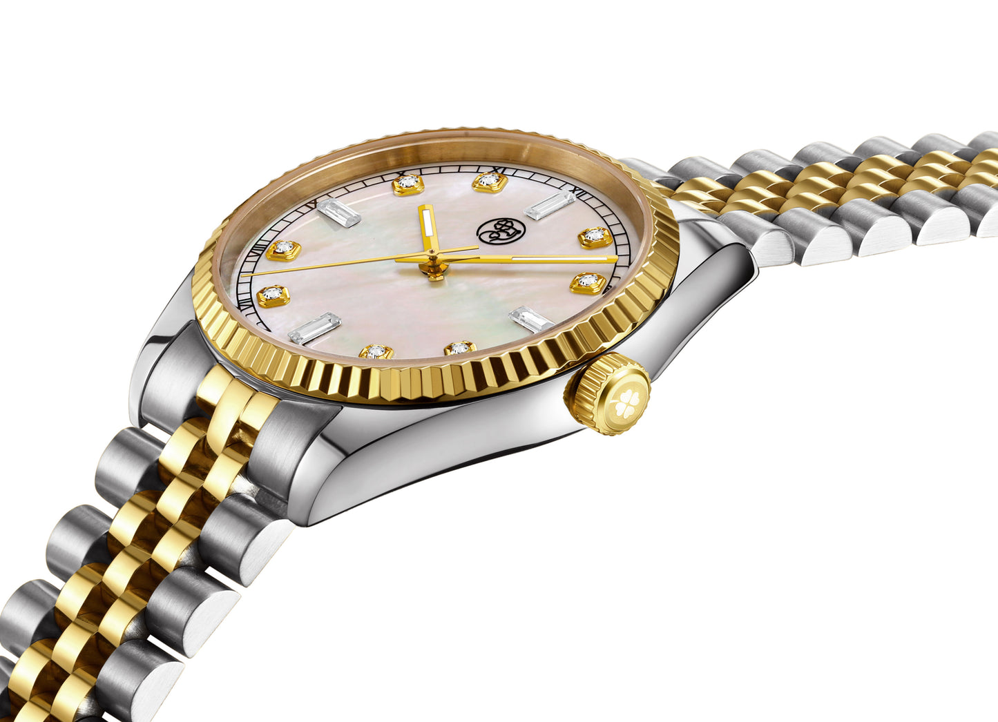So Saint Barths Mother of Pearl Watch Two Tone