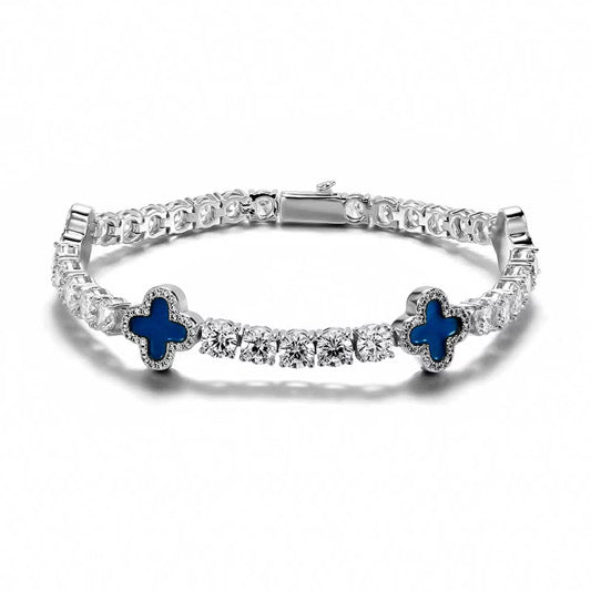 Lucky Clover Tennis Bracelet