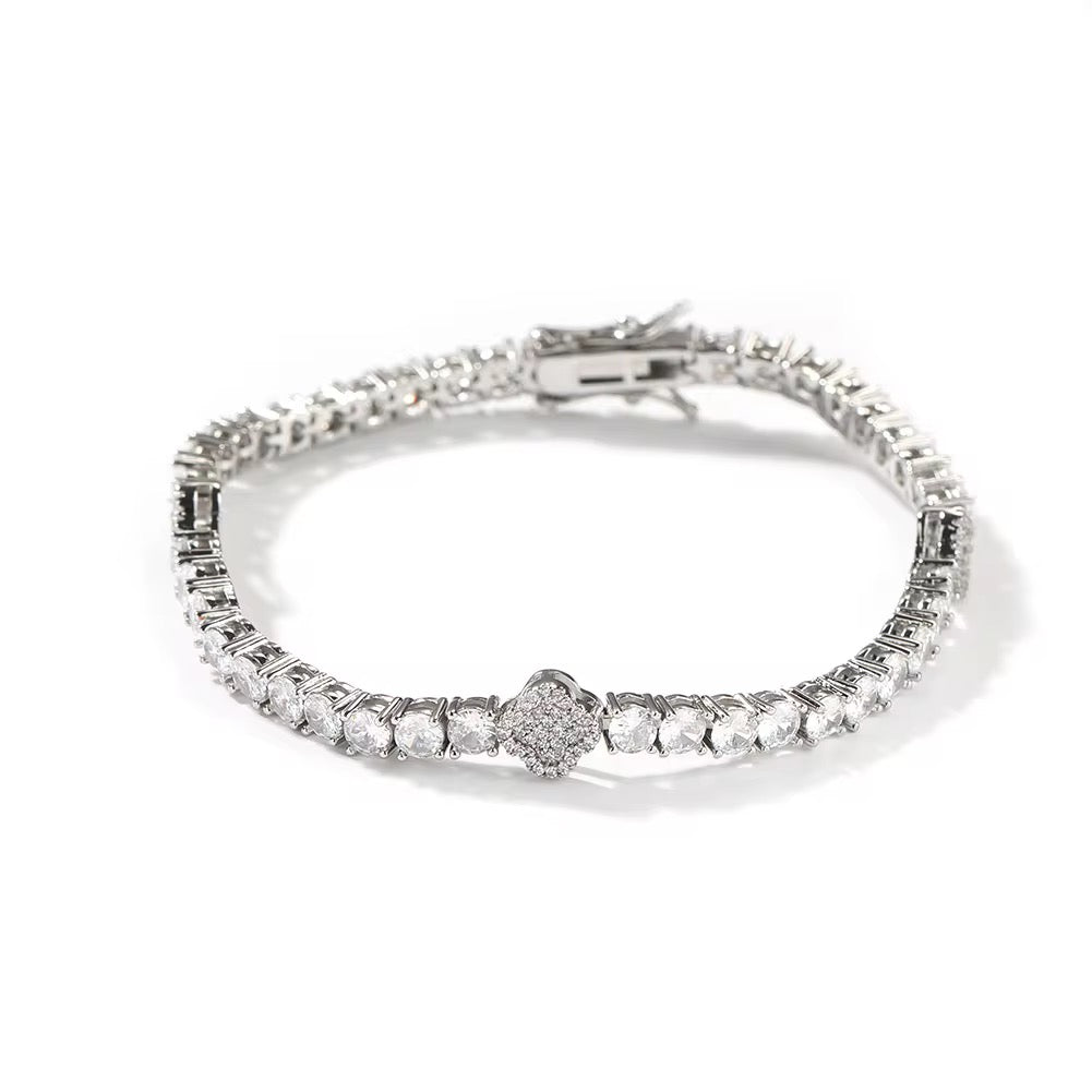 Lucky Clover Tennis Bracelet