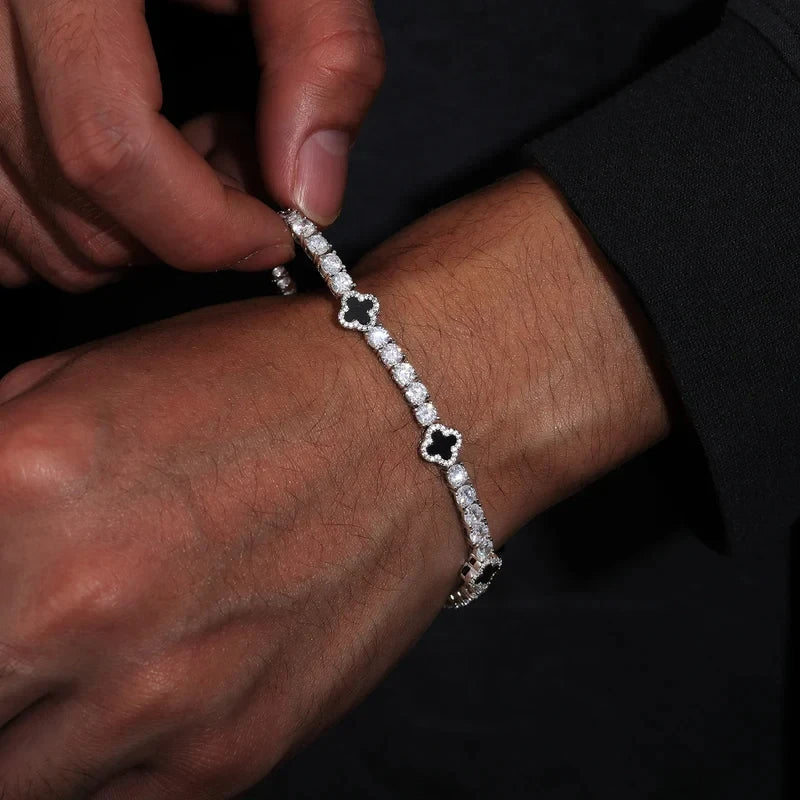 Lucky Clover Tennis Bracelet