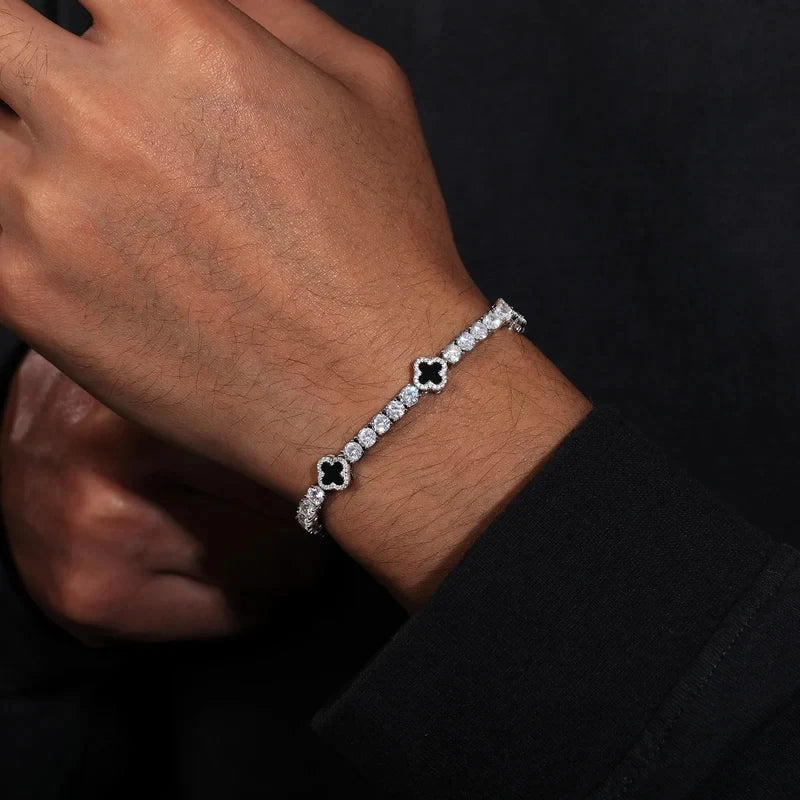 Lucky Clover Tennis Bracelet