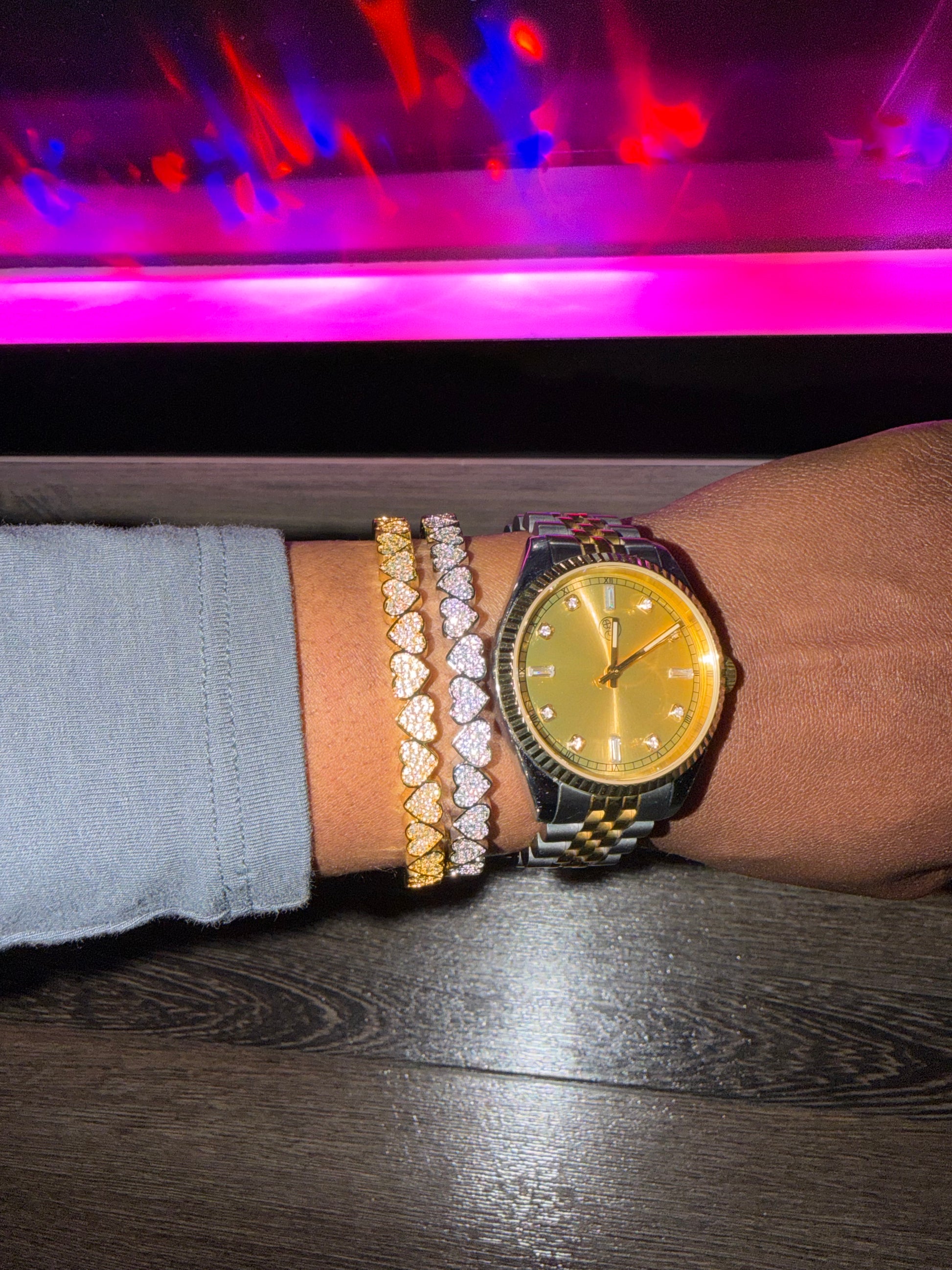 Heart Cuff Bracelet — Gold | Silver