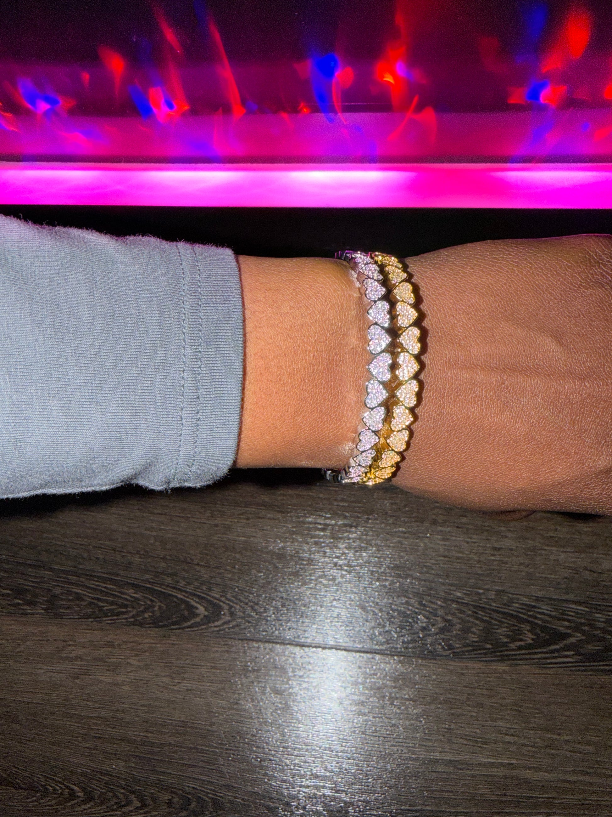 Heart Cuff Bracelet — Gold | Silver